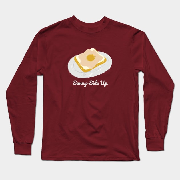 Sunny side-up egg Long Sleeve T-Shirt by 1stofjanuary